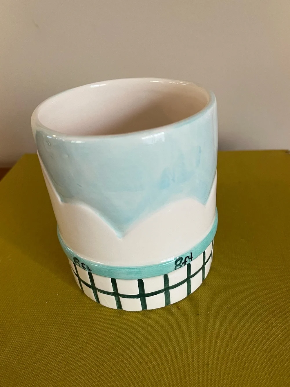 Lotus Ceramics Swimming Pool Diver Mug